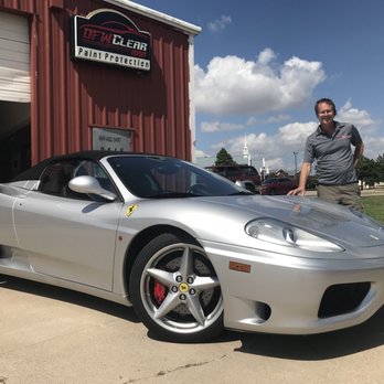 DFW Clear Bra - Chris used an electronic template to carve out a perfect paint protection fit for our 2002 Ferrari 360 Spider. - Auto Detailing Near Me - Carrollton, Texas