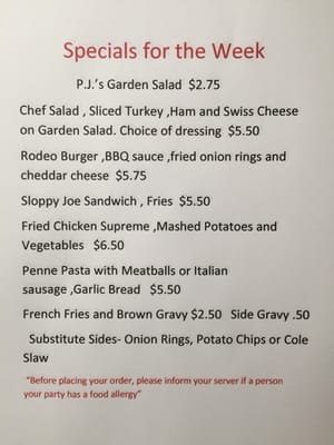 Menu photo 3 PJ's Pub Hudson, MA