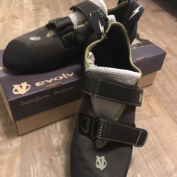 Evolv - Boyfriend's new climbing shoes! - Outdoor Gear Near Me - Tustin, California