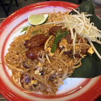 Sup Thai Kitchen - Sweet Sausage PAD THAI - Thai Near Me - Fresh Meadows, New York Sup Thai Kitchen - Sweet Sausage PAD THAI - Thai Near Me - Fresh Meadows, New York