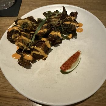 Apolonia - Brussel's Sprouts 'Bravas' pimenton | bravas sauce - Modern European Near Me - Chicago, Illinois