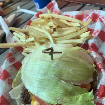 Laguna Burger - Laguna Burger  in a lettuce  wrap - Burgers Near Me - Albuquerque, New Mexico