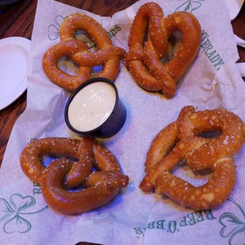 Beef 'O' Brady's - Pretzels w queso - Sports Bars Near Me - Hoover, Alabama Beef 'O' Brady's - Pretzels w queso - Sports Bars Near Me - Hoover, Alabama