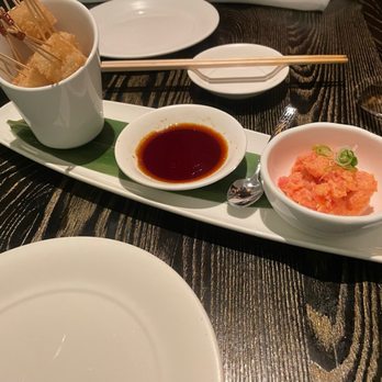 Nobu - Rice cubes with salmon - Sushi Bars Near Me - Atlantic City, New Jersey