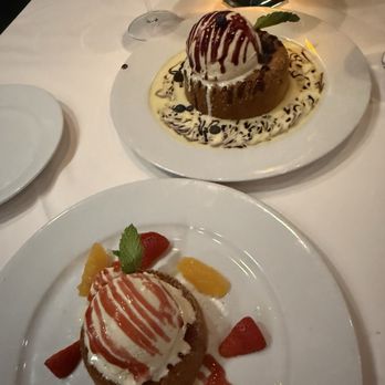Mastro's Steakhouse - Lemon blueberry butter cake and their original butter cake. - Steakhouses Near Me - Scottsdale, Arizona