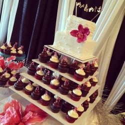Wedding Cake and Cupcakes