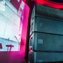 London Speaker Hire - The first ever set of Martin Audio MLA Mini owned and provided by London Speaker Hire at The Old County Hall.