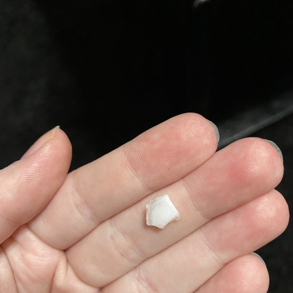 The plastic I found in my drink The plastic I found in my drink