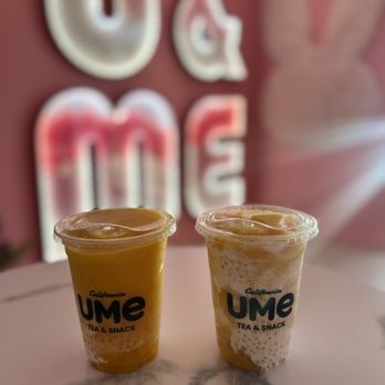 Ume Tea - Coco Mango Jasmine Bloom - Bubble Tea Near Me - San Jose, California