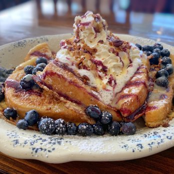 The Birch Door Cafe - Blueberry Lemon Cobbler French Toast - Breakfast & Brunch Near Me - Bellingham, Washington The Birch Door Cafe - Blueberry Lemon Cobbler French Toast - Breakfast & Brunch Near Me - Bellingham, Washington