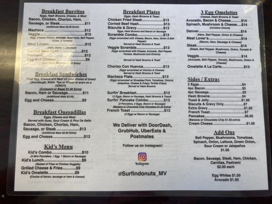 Menu photo 1 Surfin' Donuts Mission Viejo, CA Menu photo 1 Surfin' Donuts Mission Viejo, CA