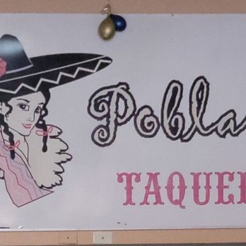 La Poblana Restaurant - Sign - Mexican Near Me - Arlington, Texas