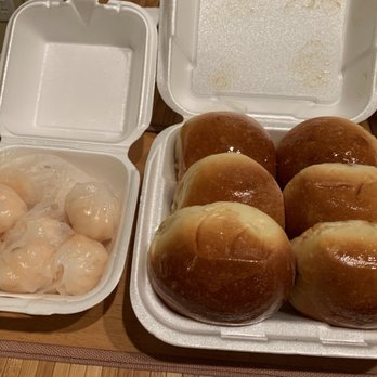 Macky's Dim Sum - Shrimp Dumplings (2 orders), Baked BBQ Pork Buns (2 orders) - Dim Sum Near Me - Issaquah, Washington Macky's Dim Sum - Shrimp Dumplings (2 orders), Baked BBQ Pork Buns (2 orders) - Dim Sum Near Me - Issaquah, Washington