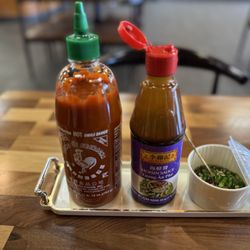 Pho Plus - Sauces on table