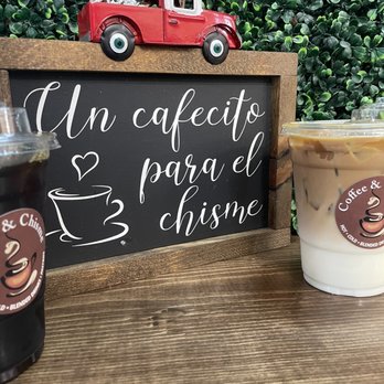 Coffee and Chisme - Cold brew & iced caramel macchiato sooo good! - Coffee & Tea Near Me - South Gate, California