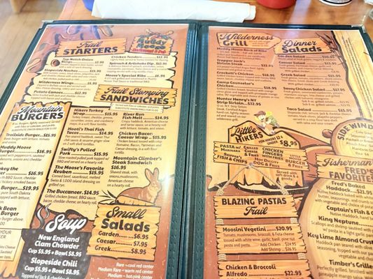 Menu photo 4 Muddy Moose Restaurant & Pub North Conway, NH