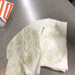 What comes off a "clean" table. What comes off a "clean" table.