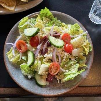 Joe Theismann's Restaurant - GREEK SALAD V G - American Near Me - Alexandria, Virginia Joe Theismann's Restaurant - GREEK SALAD V G - American Near Me - Alexandria, Virginia