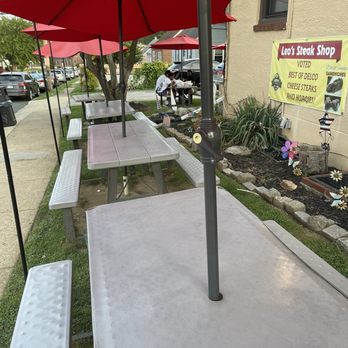 Leo's Steak Shop - Outside seating - Sandwiches Near Me - Folcroft, Pennsylvania Leo's Steak Shop - Outside seating - Sandwiches Near Me - Folcroft, Pennsylvania