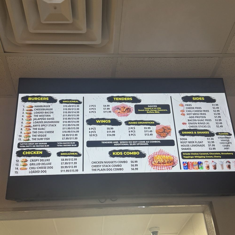 Amy's Burgers - Menu - Burgers Near Me - Las Vegas, Nevada Amy's Burgers - Menu - Burgers Near Me - Las Vegas, Nevada