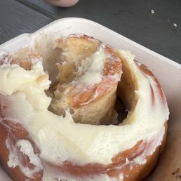Like no cinnamon in this roll :( Like no cinnamon in this roll :(