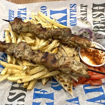 Nick The Greek - Gyro Plate (Salad Included but Shown Separately) - Greek Near Me - Olathe, Kansas Nick The Greek - Gyro Plate (Salad Included but Shown Separately) - Greek Near Me - Olathe, Kansas