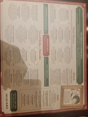 Menu photo 1 The Old Spaghetti Factory San Diego, CA Menu photo 1 The Old Spaghetti Factory San Diego, CA
