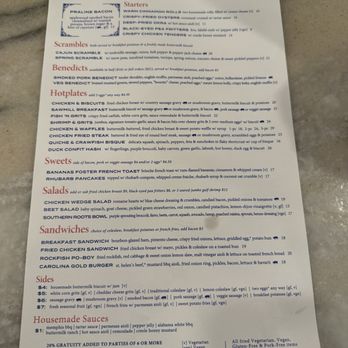 Screen Door Pearl District - Menu April 2026 - Southern Near Me - Portland, Oregon
