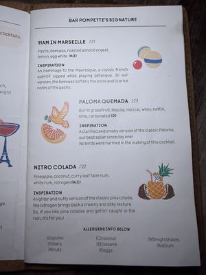 Menu photo 1 Bar Pompette Toronto, ON