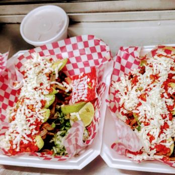 Tacos Guzman - Mini Tacos of asada or pastor with Hot Cheetos - Food Trucks Near Me - Corpus Christi, Texas Tacos Guzman - Mini Tacos of asada or pastor with Hot Cheetos - Food Trucks Near Me - Corpus Christi, Texas