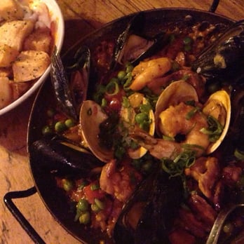 Toro - Half order of seafood paella. Crazy good though my husband wishes it had more sauce to sop up with bread. - Tapas Bars Near Me - Boston, Massachusetts Toro - Half order of seafood paella. Crazy good though my husband wishes it had more sauce to sop up with bread. - Tapas Bars Near Me - Boston, Massachusetts