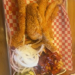 Rich's Famous Burgers - Swai fish not Catfish!!! Cold fries with no seasoning