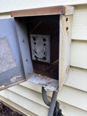 Service Call - A home buyer reached out to me on closing day because the AC had failed. I found a failed disconnect and was able to replace it and get her system checked out and back in operation that very day. Service Call - A home buyer reached out to me on closing day because the AC had failed. I found a failed disconnect and was able to replace it and get her system checked out and back in operation that very day.