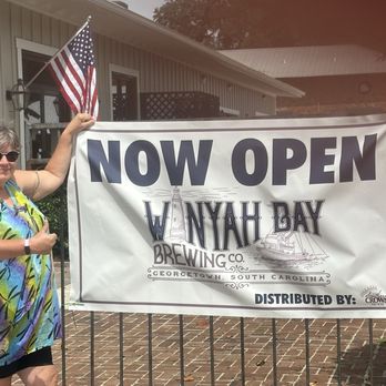 Winyah Bay Brewing - Come on in temporary sign but great beer makes this place a keeper. - Breweries Near Me - Georgetown, South Carolina