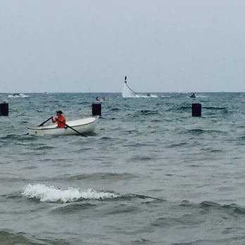 North Avenue Beach - Is that a dolphin. No just one of the awesome activities to do. - Beaches Near Me - Chicago, Illinois