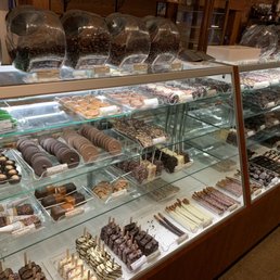 Lots of chocolate treat options. Lots of chocolate treat options.