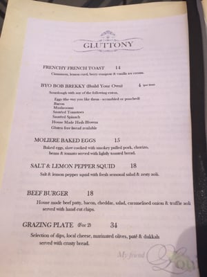 Menu photo 2 The Libertine by Louis Stepney, SA