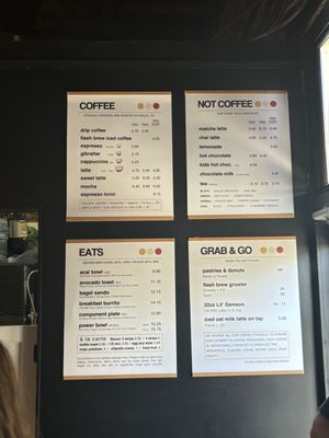 Menu photo 6 Component Coffee Lab Visalia, CA