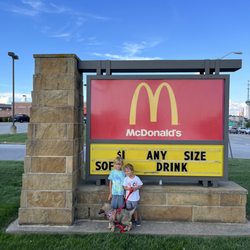 McDonald's - The boys wanted their picture here :-)