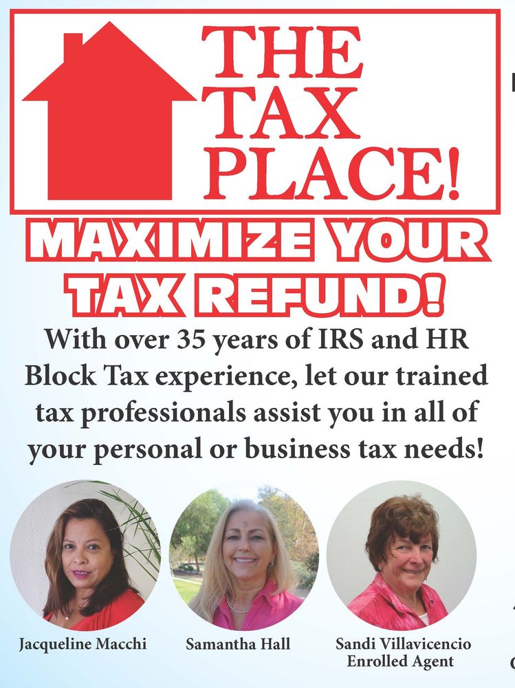 THE TAX PLACE Updated October 2024 4750 Oceanside Blvd, Oceanside