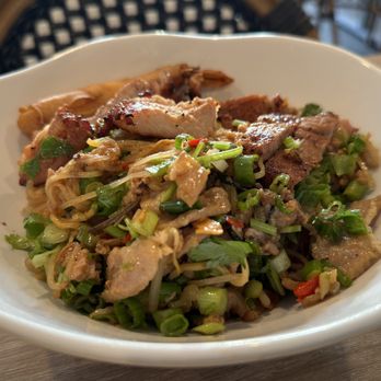 INTL Kitchen - Phnom Penh Dry Noodles + Egg Noodles; Pork for Protein - Asian Fusion Near Me - Milpitas, California INTL Kitchen - Phnom Penh Dry Noodles + Egg Noodles; Pork for Protein - Asian Fusion Near Me - Milpitas, California