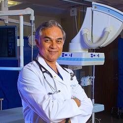 Critical Care Cardiology: Vimal Nanavati, MD - Dr. Vimal Nanavati performs cardiac catheterizations, angioplasty, coronary stent deployment, intracoronary ultrasound, and d...
