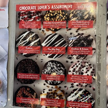 Duck Donuts - Chocolate Lover's Assortment menu - Donuts Near Me - Irvine, California Duck Donuts - Chocolate Lover's Assortment menu - Donuts Near Me - Irvine, California