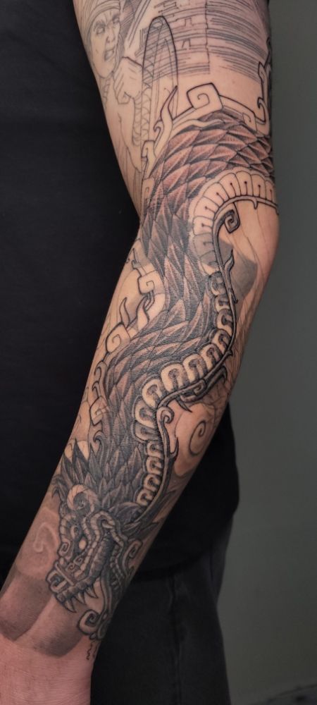 The Skull Serpent Dagger Logo