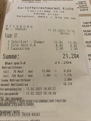 Restaurant Kartoffel Kiste by null