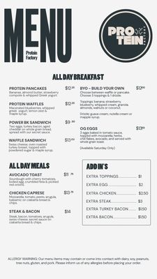 Menu photo 2 Protein Factory Kissimmee, FL Menu photo 2 Protein Factory Kissimmee, FL