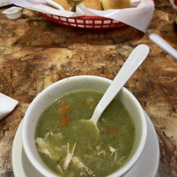 Aji Verde - The soup they give you before food is bomb ! - Peruvian Near Me - Paramount, California