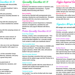Fit Food 2 Go - Speciality Smoothies