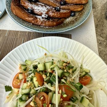 Two Bit Club - Papaya salad and French toast - Vietnamese Near Me - Charleston, South Carolina Two Bit Club - Papaya salad and French toast - Vietnamese Near Me - Charleston, South Carolina
