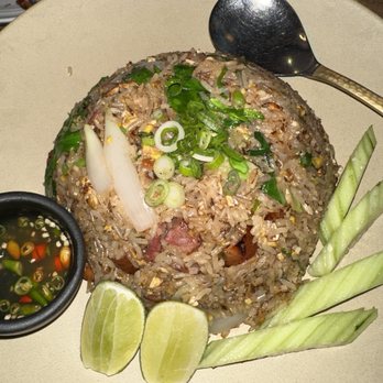 Hanuman Thai Eatery - Hanuman's fried rice/ Khao pad - Thai Near Me - Costa Mesa, California Hanuman Thai Eatery - Hanuman's fried rice/ Khao pad - Thai Near Me - Costa Mesa, California